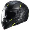 HJC HELMETS Motorcycle Helmet System, Full Face/Open Face, Ventilated, Internally Detachable, for I90 Aventa, HJH222, Black/Yellow, Small (55-56cm)