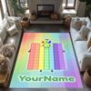 Numberblocks Customize Text Floor Rug Office Rug Design for Living Rooms Dining Room Study room Playrooms Antislip Carpet Anime Office Decor