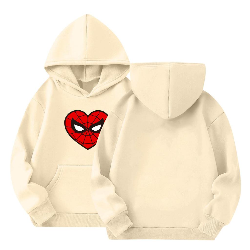 Kids Long Sleeve Pullover Sweatshirt, Loose Fit Letter Print Top for Boys and Girls