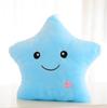 Colorful Five-pointed Star Luminous Glowing  Soft Plush Children Cute Toy