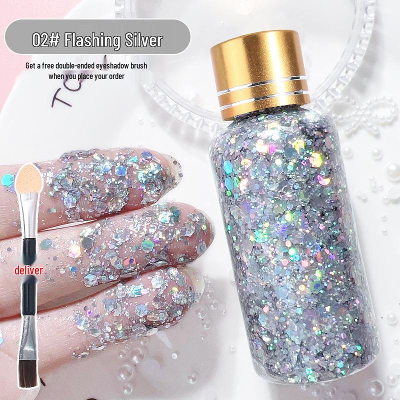 

Super Glitter Eyeshadow: Pearlescent, Sparkling Gel for Stage & Student Performances