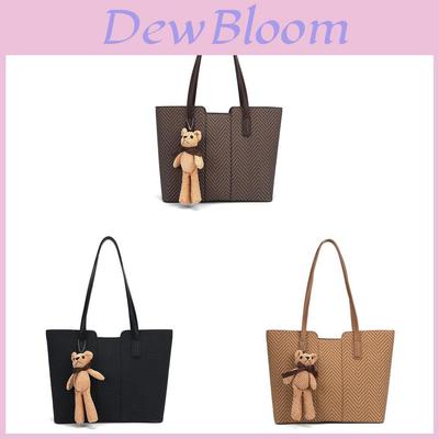 Womens Pu Tote Bag Large Capacity Crossbody Purse For Daily Use