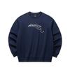 Men's ANTA Life Collection Sweatshirts Unisex Dark Navy Blue-4 Crew Neck Moderate