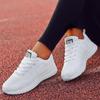 Women's Sneakers Breathable  New Fashion Flat Woman Vulcanize Shoes Mesh Fabric Lace Up Female Footwear Shoes