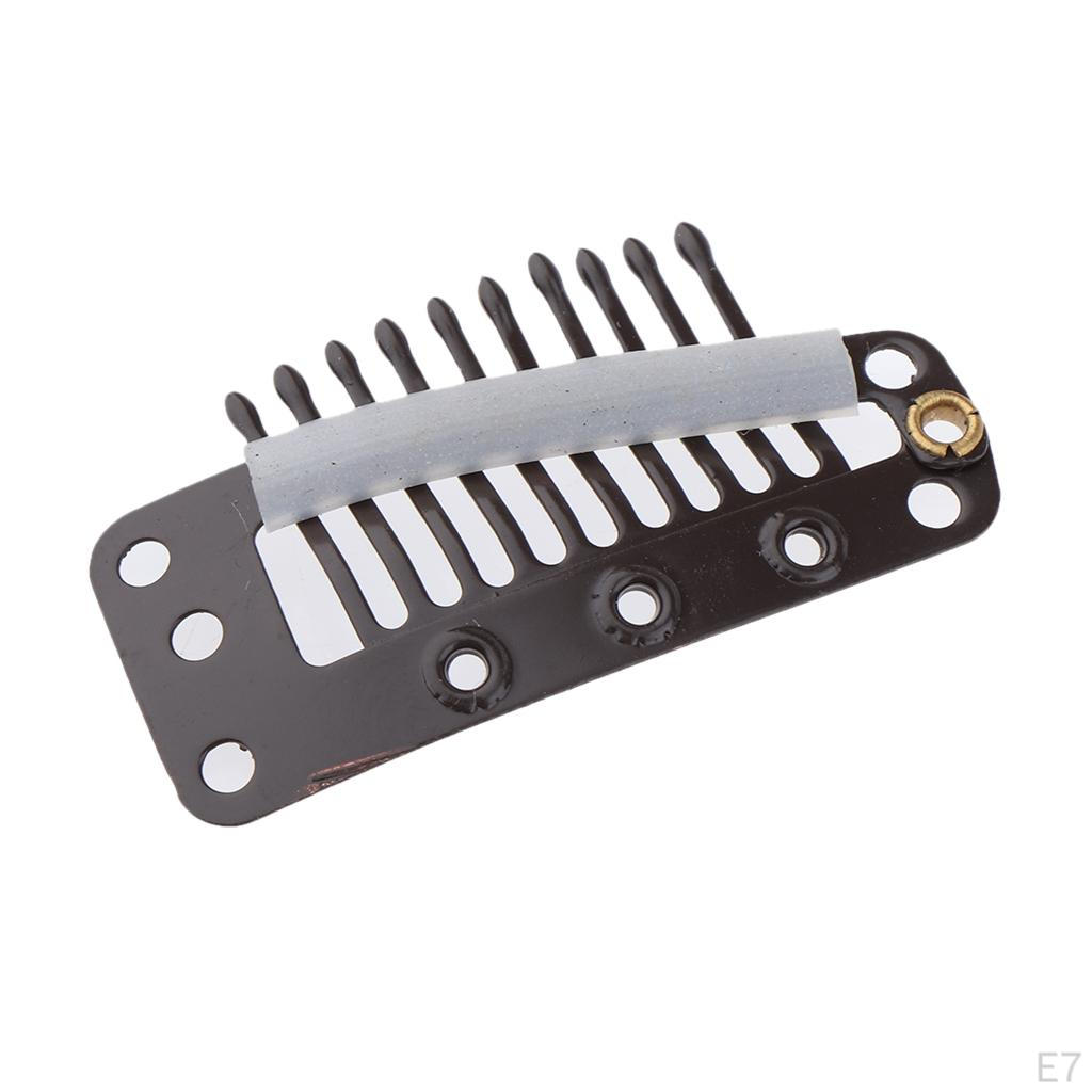 10 Hair Clips For Bun Extension Accessories Tools Stainless 3.6cm
