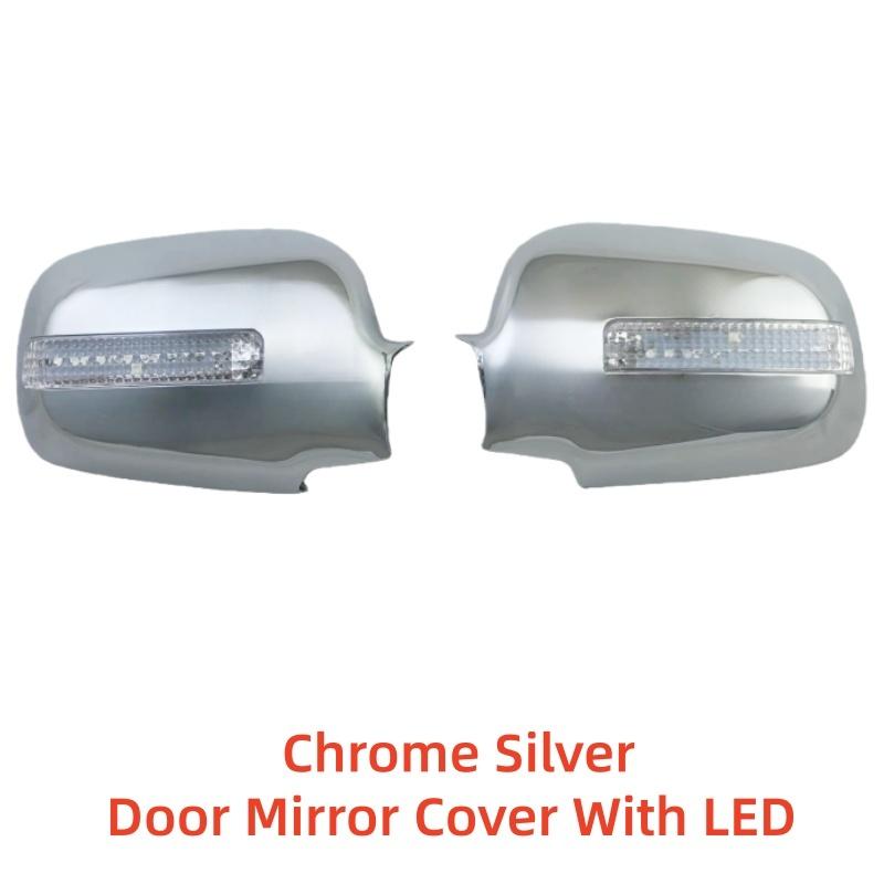 2 Stück Auto ABS Chrom Rückspiegel Zubehör Verchromte Verkleidung 2002 2003 2004 2005 2006 Für Honda CRV CR-V CR V Türspiegelabdeckung Mit LED