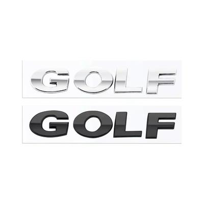 Nowy 1 szt. 3D ABS GOLF Car Logo z literami Naklejka Odznaka zderzaka tylnego Emblemat bagażnika tylnego Samochód Akcesoria do stylizacji Dla Volkswagen VW