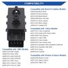 6 Way Power Seat Adjust Switch for Chevrolet GMC Cadillac Buick Power Seat Switch Replaces 12451495
