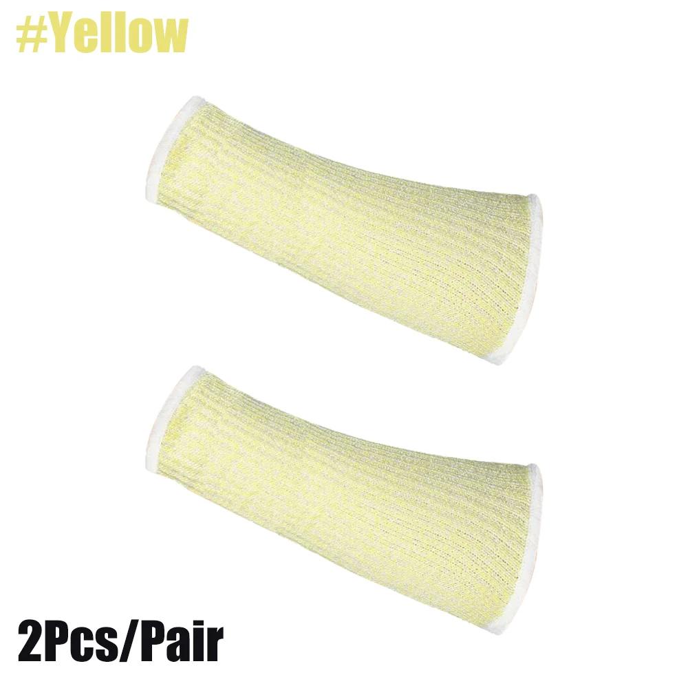 1 Pair Level 5 Cut Burn Resistant Sleeves, Arm Protection Sleeves, Forearm Arm Protectors, Thin Skin Bruising Working Arm Guards