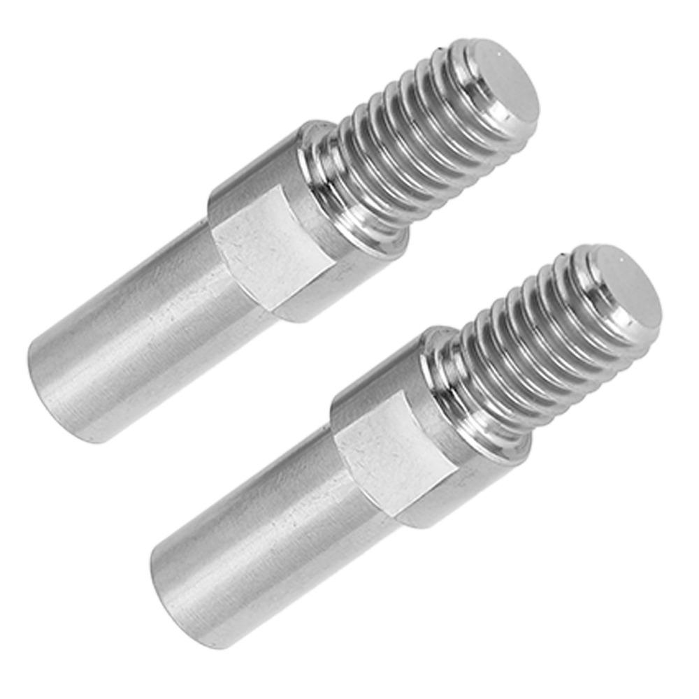 2Pcs Titanium Alloy Mountain Bike Brake Screw M8×1.25 8mm V Brake Column Screw Sliver Brake System Replacement Screw