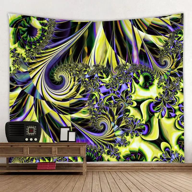 Boho Mandala Tapestry Multicolor Floral Wall Hanging Geometric Pattern Tapestries For Home Living Room Bedroom Couch Blanket