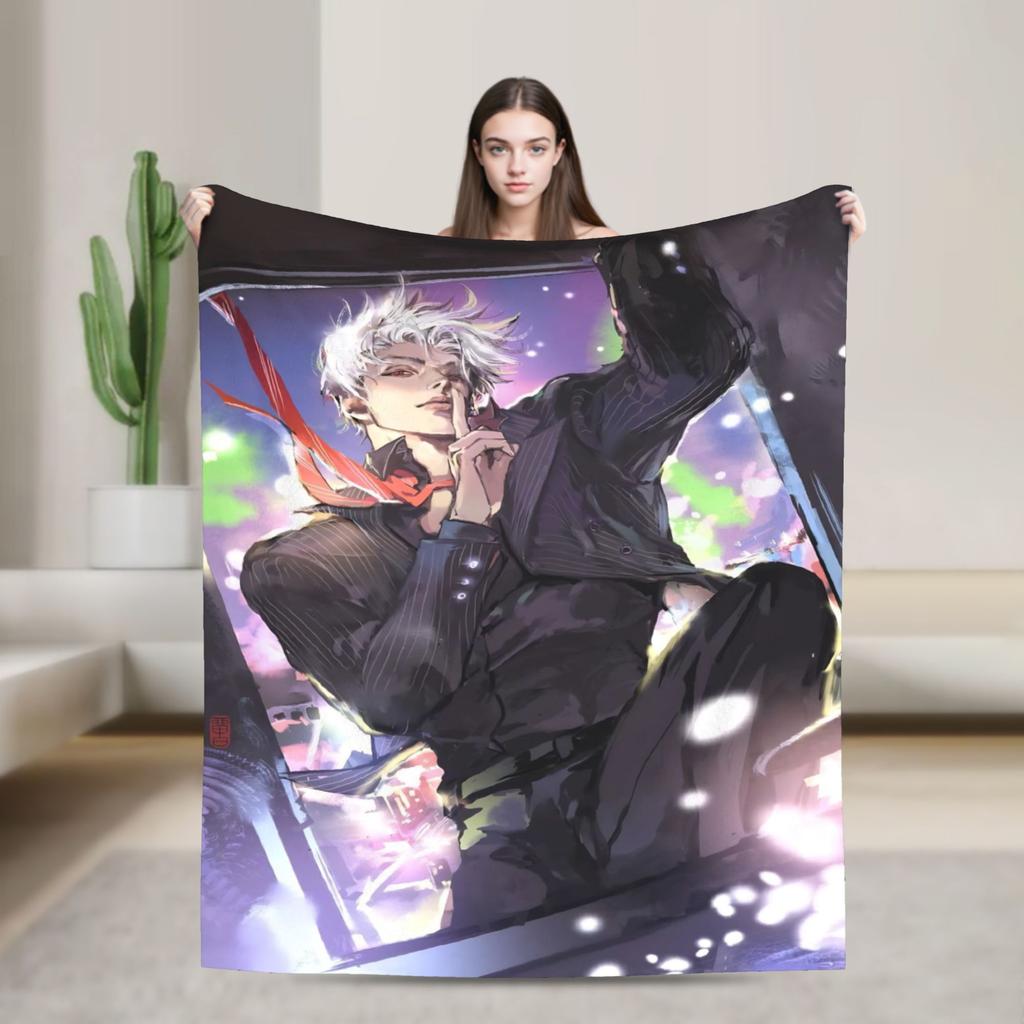 Love and Deepspace Sylus Game Blanket Plush Vintage Warm Throw Blankets for Coverlet Autumn/Winter