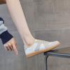 Su Yinyin German Training Shoes Women's 2025 New Casual Sports Shoes Retro Soft Leather White Shoes Flat Single Shoes Summer