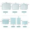 Large Travel Organizer Bag Set; 7PCS for Suitcase; Clothes, Shoes, and Makeup Portable Storage Bag