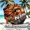 Custom Name Personalized One Piece Print Umbrella, Auto Open Close, 8‑Rib Sturdy Frame, Commute Camping Hiking Use, Birthday Gift