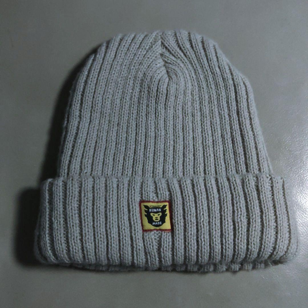 Used HUMAN MADE Beige Knit Hat Beanie Human Made