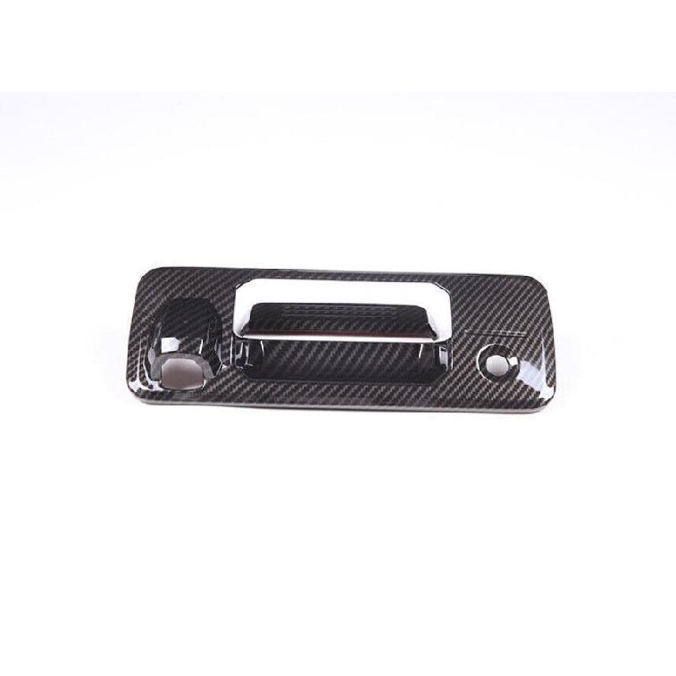 For Toyota Tacoma 2016-23 Carbon Fiber Rear Tailgate Rear Door Handle Bowl Cover