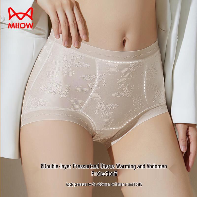 Mao Ren Women's High-Waist Tummy Control Briefs (3-Pack)