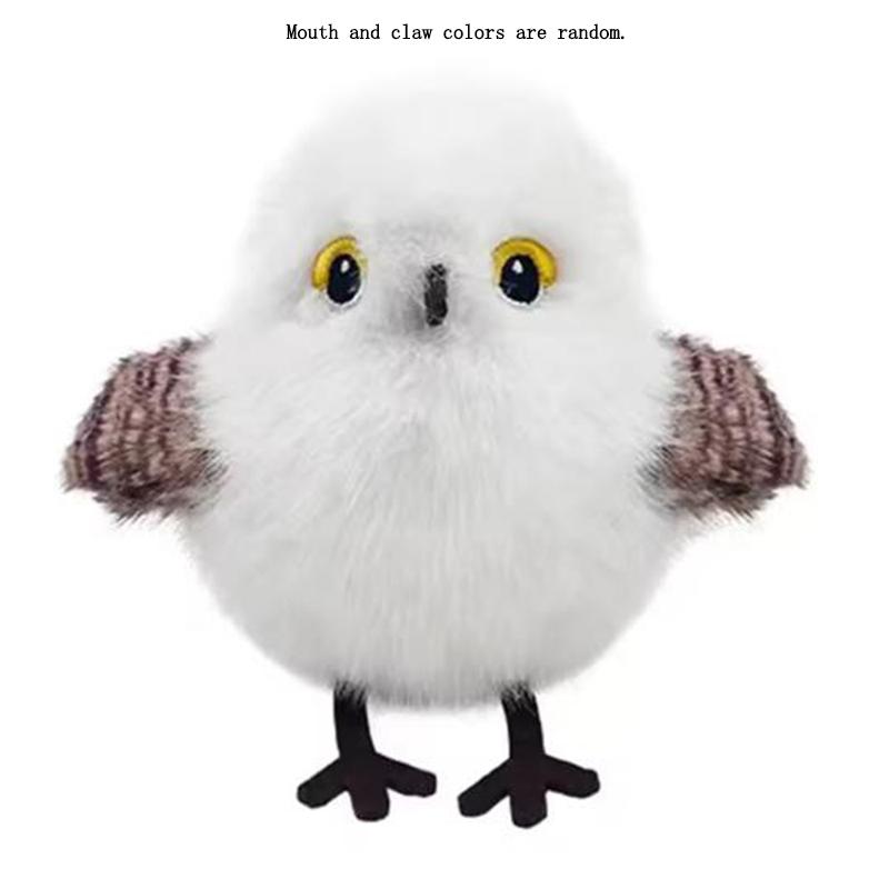 Cat interactive toy electric simulated bird chirping plush cat toy pet feather teaser bird-shaped toy белый