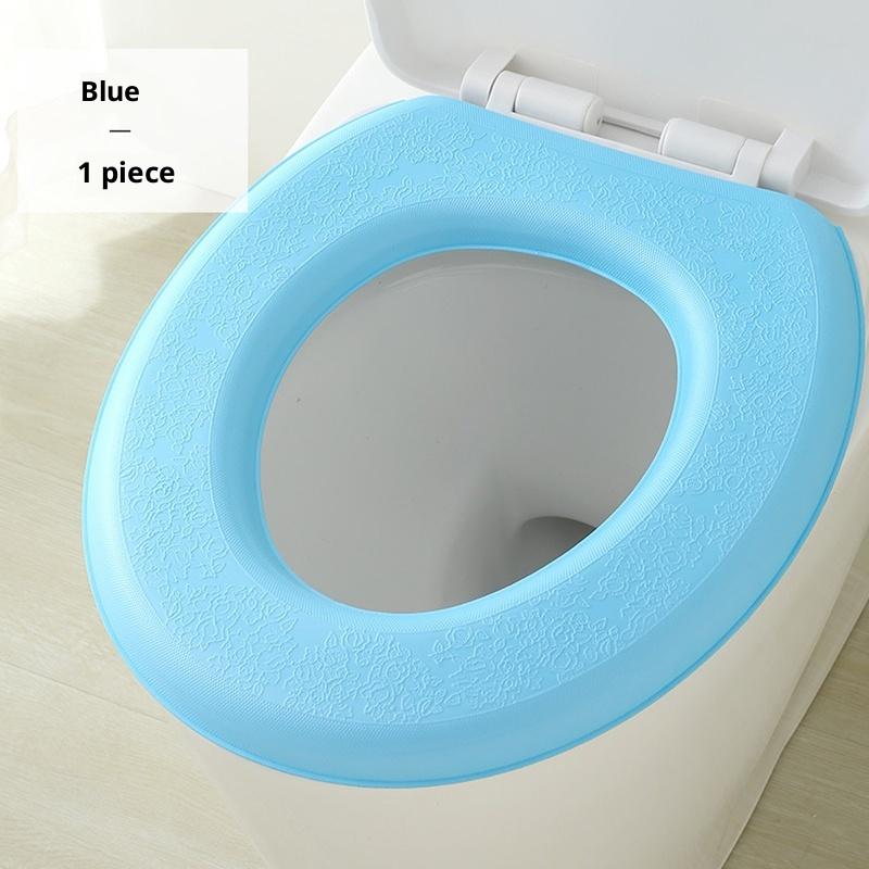 Bathroom Essential EVA Toilet Seat Cover Waterproof Thickened Universal Pad for Four Seasons Soft and Easy Clean
