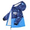 Boys Thickened Fleece Lined Hooded Windbreaker Kids Winter Outerwear