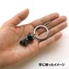 TROIKA (Troika) Black Cat Keyring Felix KR16-22/BK Black Cat Keychain Accessory Charm