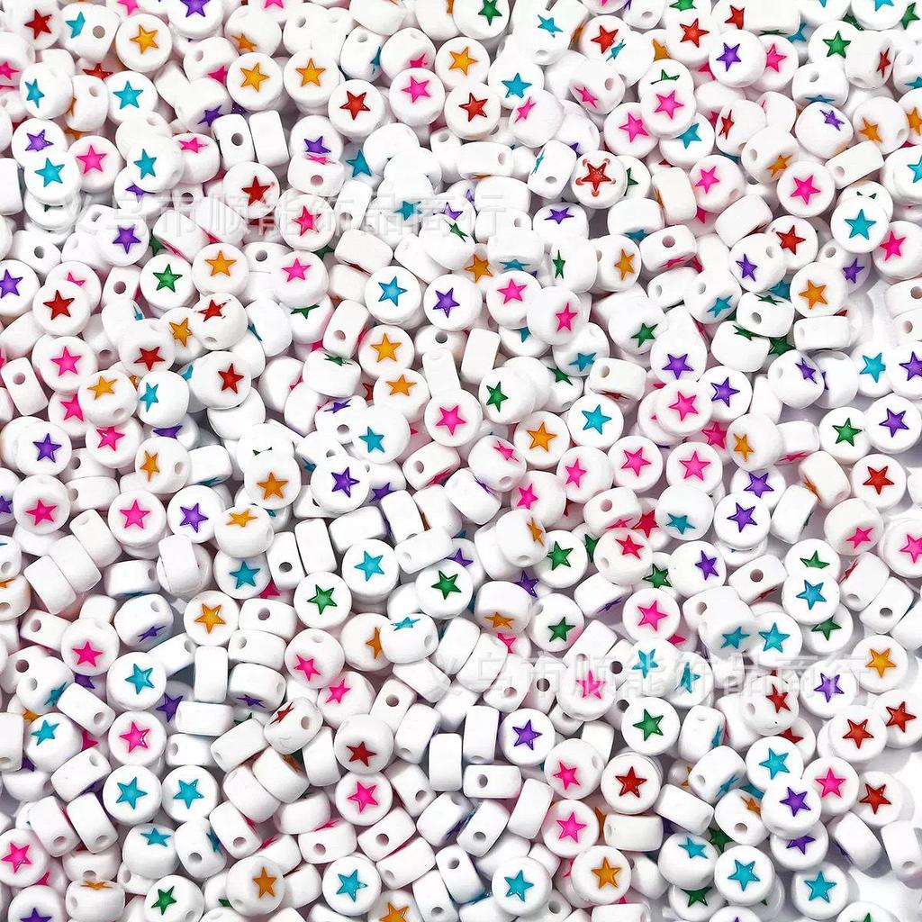 Acrylic Letter and Number Beads for Kids' DIY Jewelry and Crafts