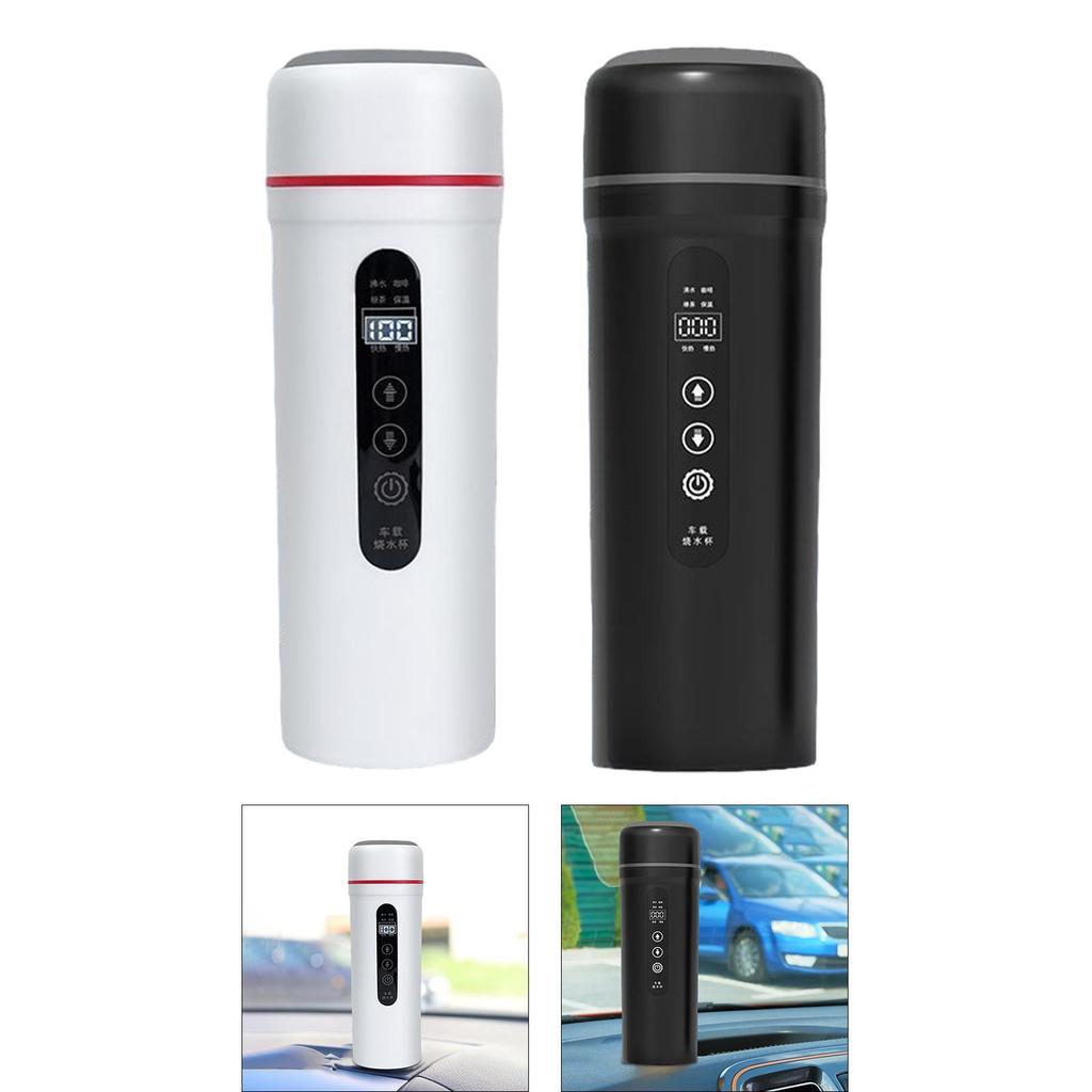 12V 24V Car Kettle Boiler Smart Heating Car Cup Warmer Hot Water Kettle Car