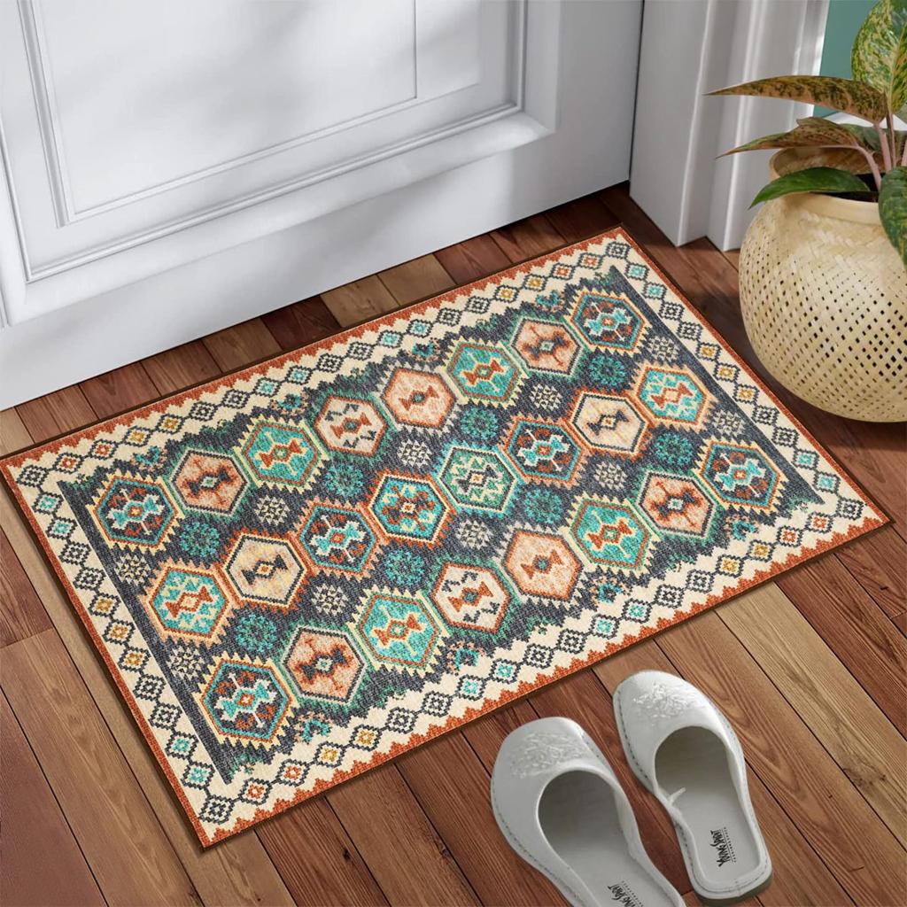 Retro Entrance Doormat Foyer Decoration Carpet Home Entrance Floor Mat