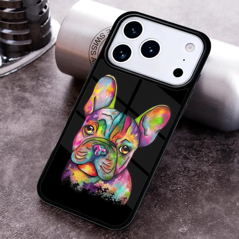 Cute French Bulldog Boston Terrier Phone Case For iPhone 17 16 15 14 13 12 11 Pro Max Plus 17Air Soft Silicone Cover