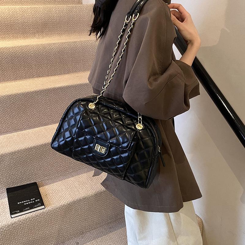 Bag New Fashion Chain Rhombus Bag Women's Bag Trendy Shoulder Underarm Bag