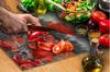 GLASS CUTTING BOARD 45x52 Flower