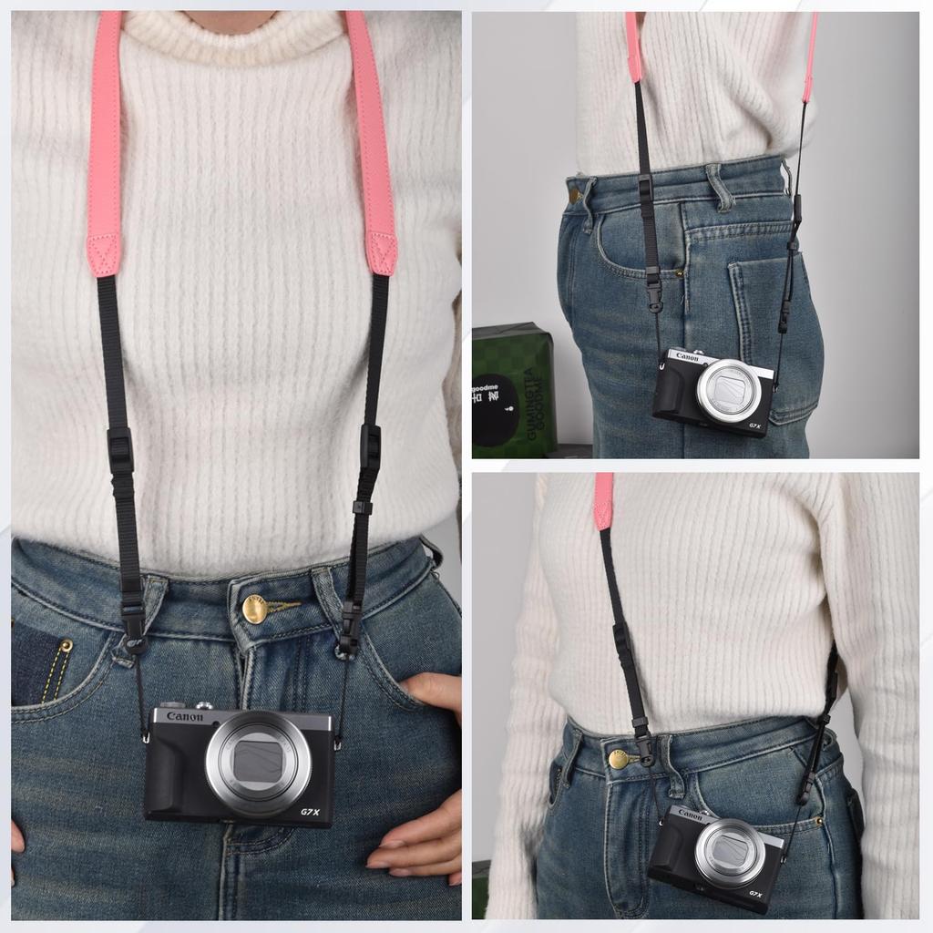 VOVMOEYA Camera Camera Neck Strap for and Panasonic G7X Mark Shoulder Strap for Compact and Mirrorless Digital Stylish Crossbody or Neck Strap with