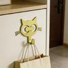 Set Of 2 Playful Cats Wall Hooks Easy To Installation Metal Construction Hanger for Coats Bags And Daily Essential