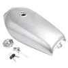 Gas Fuel Tank Lightweight Compact Iron for CG125 Replace Parts Supplies Silver