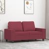 VidaXL 2-Seater Sofa, Seat with Armrests, Armchair with Backrest, Living Room Furniture Home, Modern, 359389