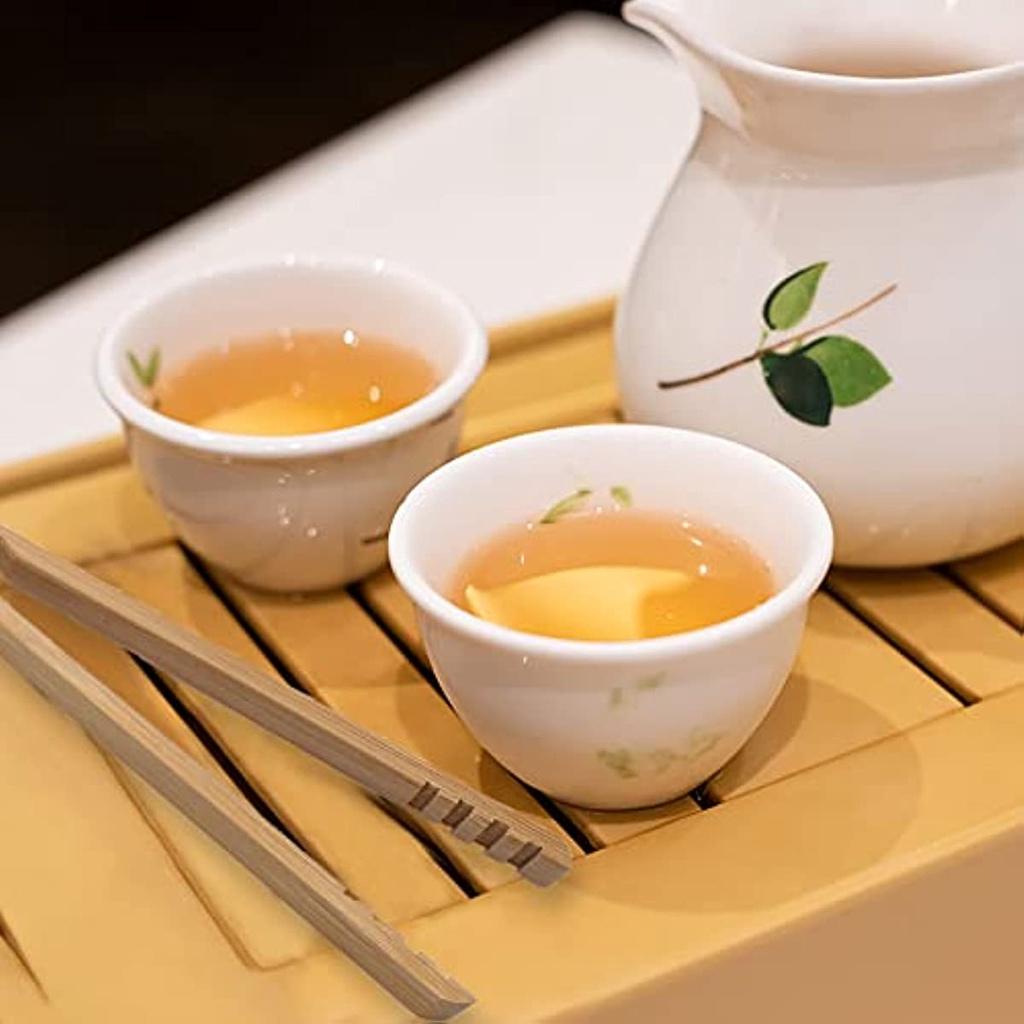 Bamboo Tincers Bamboo Cooking Clamp Wood Tincers Bamboo Tester Eco-friendly Reusable Bifteck Claw for Kitchen Restaurant Tea Claw 20cm 1 Piece