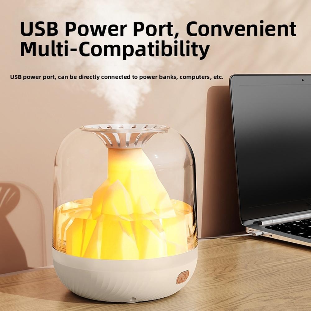 High-Volume Aromatherapy Humidifier, USB Rechargeable, Desktop Humidifier, Home Ambient Light Aromatherapy Machine