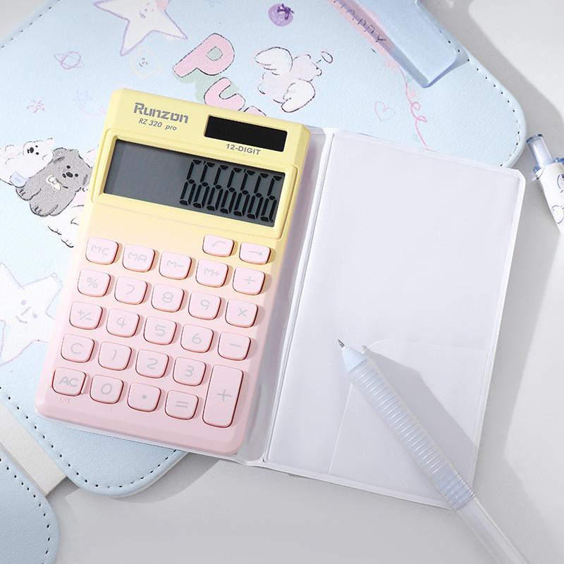 Stylish Mini Calculator For Students  Cute Portable Financial Office Calculator