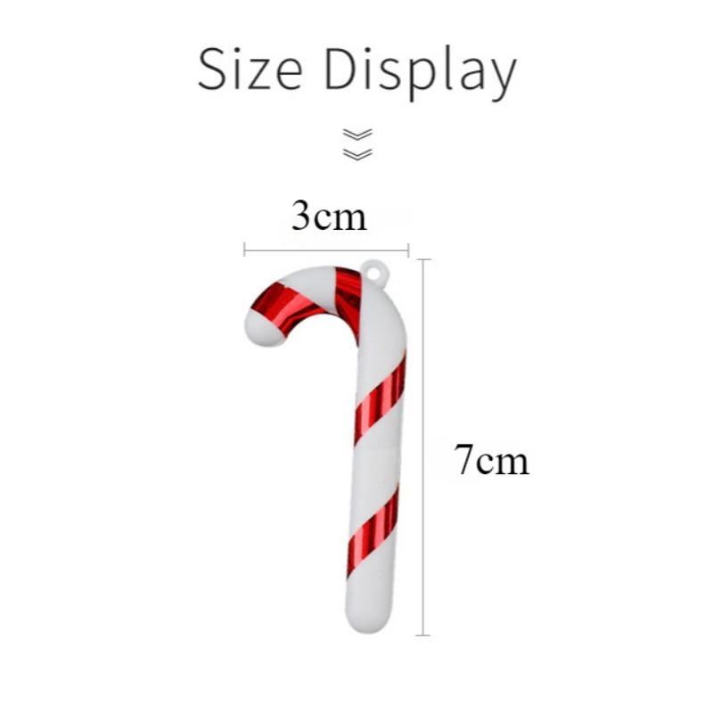 10Pcs Random Mix Christmas Candy Tree Hanging Ornaments Home Party Decoration Merry Christmas