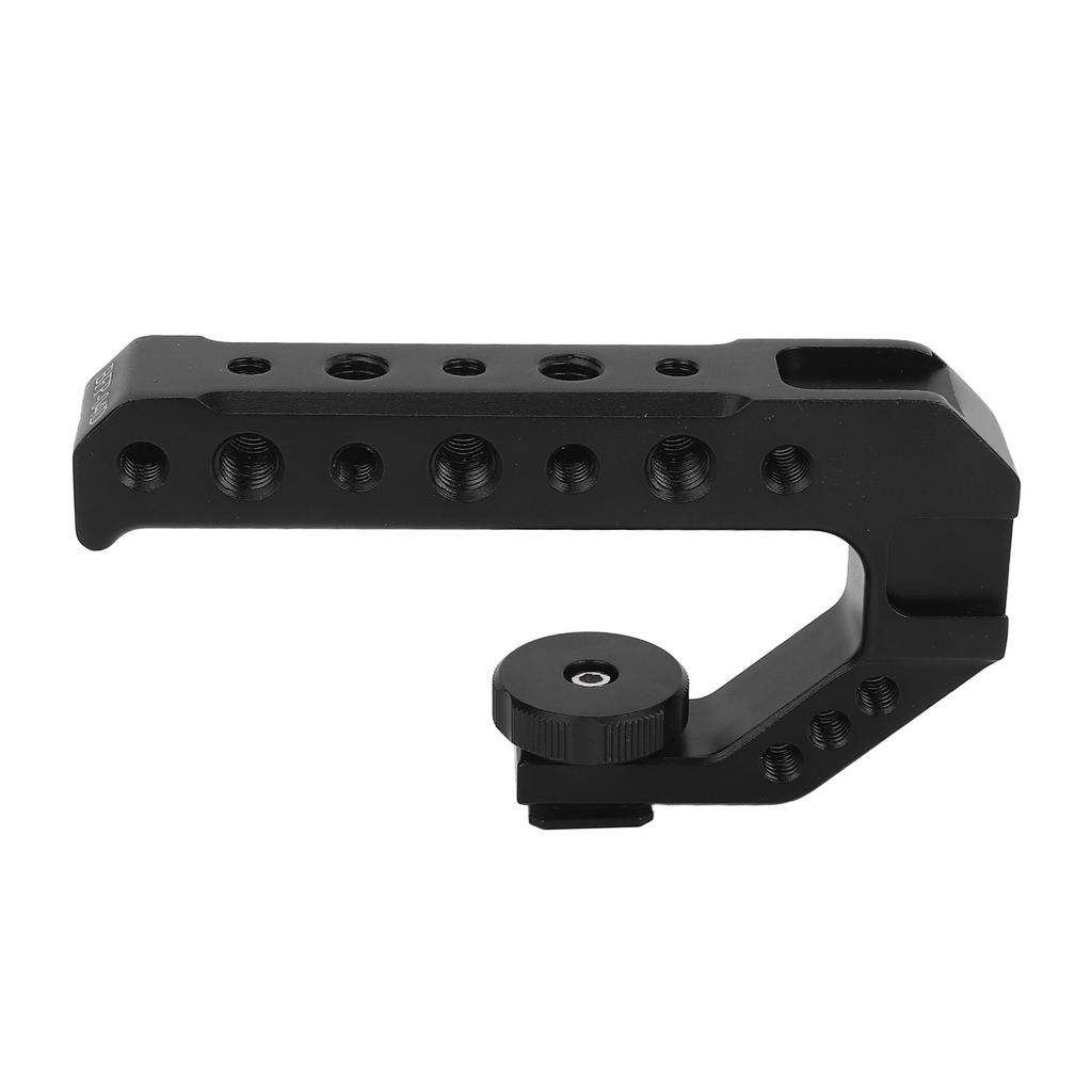 Camera Cage Top Handle Grip with Cold Shoe Interface 14 38in Thread Hole Universal for DSLR