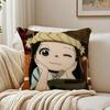 Fantasy Anime TTo Your Eternity Cushion Cover Linen Pillowcase Soft  for Sofa Bed Home Room Decor