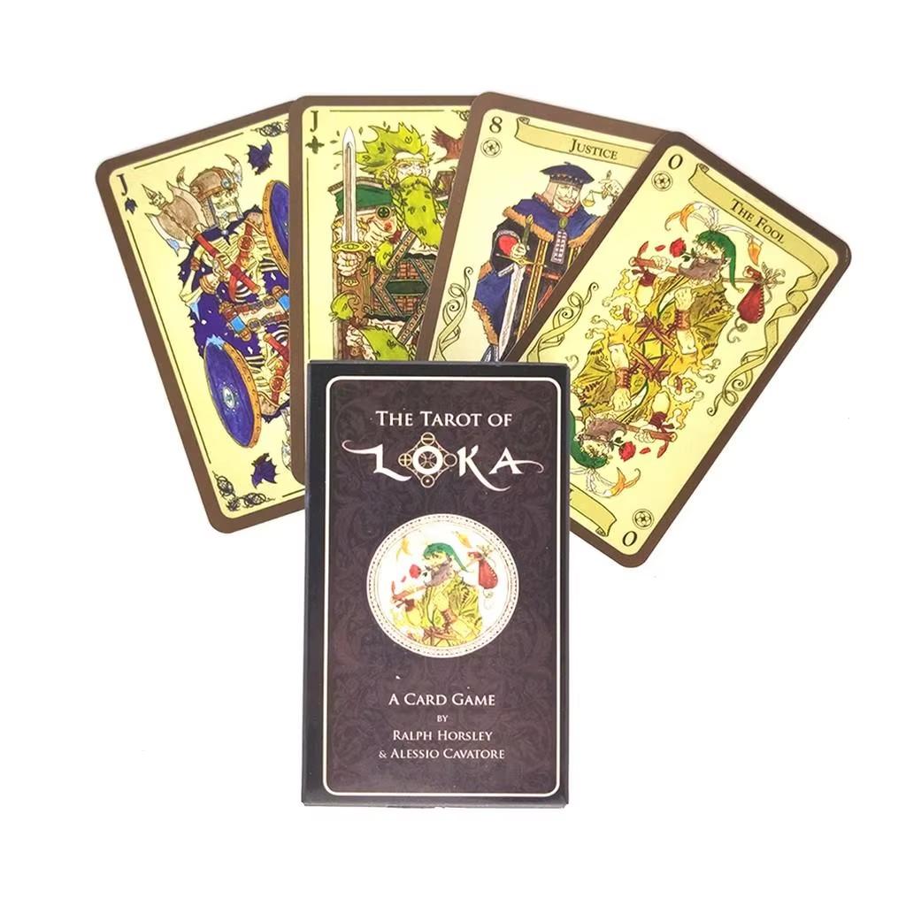 The Tarot of Loka Card Deck Full English Board Game Party Family Playing Cards Oracle Cards Card Game