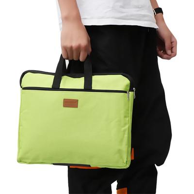 Mit Griff Segeltuch Wasserdicht Langlebig A4 Größe Handtasche Doppelschichtig Akten Tasche Aktenordner