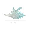 Stylish Spirals Hair Claw Clip Crystals Clear Acrylic Hair Clasp for Daily Use Secure Hold Gentle On Scalp