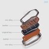 Auto Zinc Alloy Genuine Leather Key Fob Cover Mount Case Chain Fit For Byd Song Plus Atto 3 Han Ev Tang Dm Qin Seal Dolphin Yuan Auto Accessories