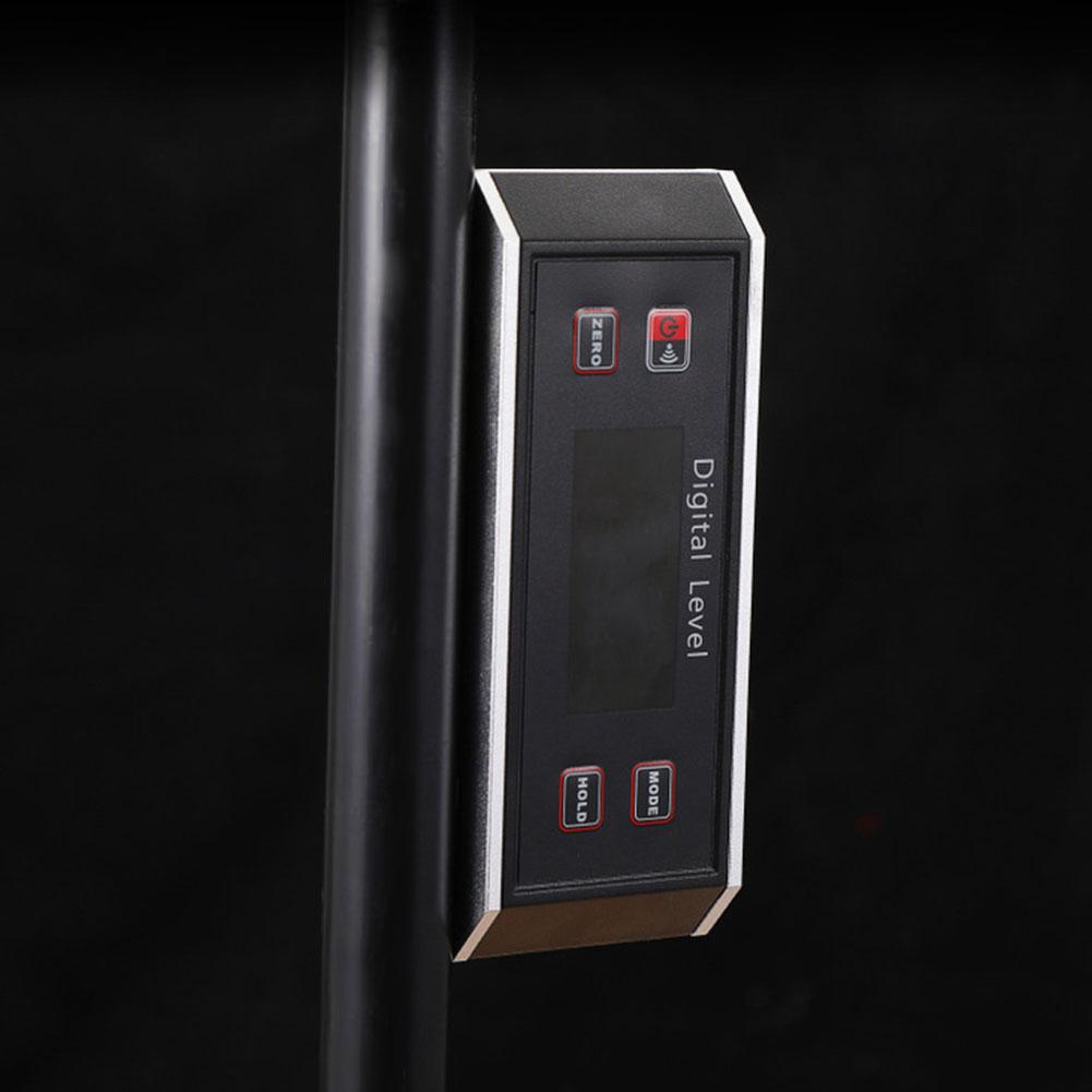 Digital Protractor Angle Ruler Leveling Tasks Resolution 0.01mm Anti Fall Carrying Case For Tools Built-In Magnet