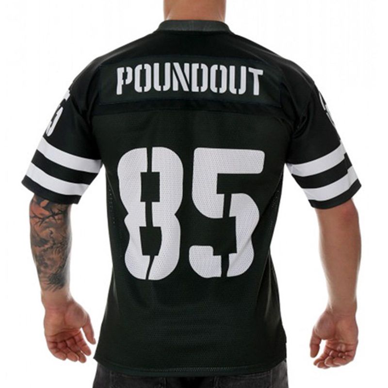 Спортивная Баскетбольная Одежда Тренировочная С коротким рукавом Быстросохнущая Сетчатая Дышащая Фитнес Футболка Модная Мужская Свободная Большого Размера Бейсбольная Одежда Black M