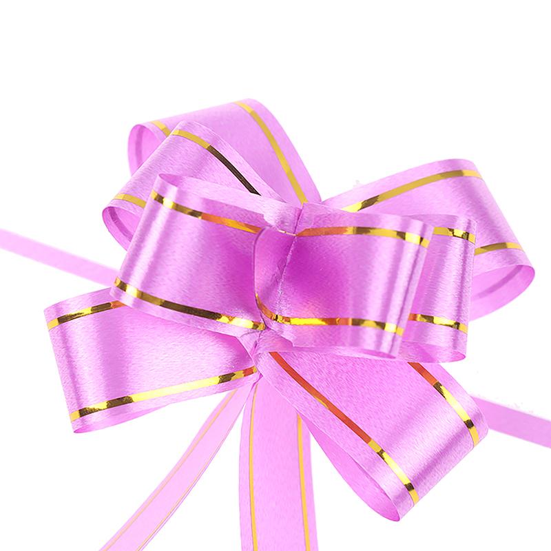 20 Pcs Ribbon Pull Bows Gift Knot Ribbon Wedding Gift Decoration Gift Wrapping Bows Packing Car Decor