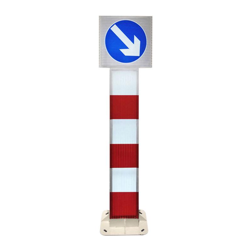 Solar LED Luminous Traffic Guardrail Warning Post - Anti-Rear-End Collision